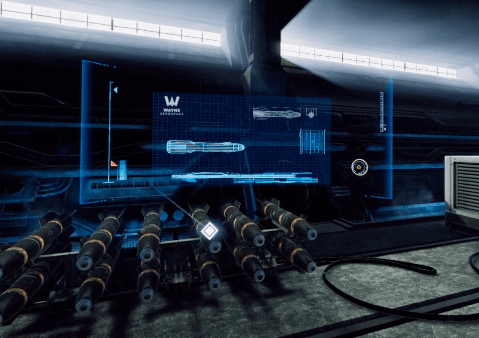 Holographic UX motion graphics